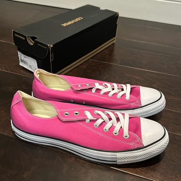 Converse unisex plastic pink sneakers NIB M10.5 W12.5 - Picture 1 of 8